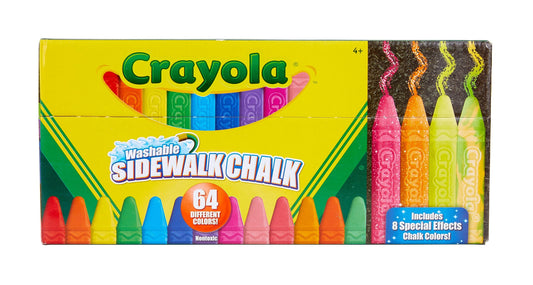 Crayola 64ct Ultimate Washable Chalk Collection
