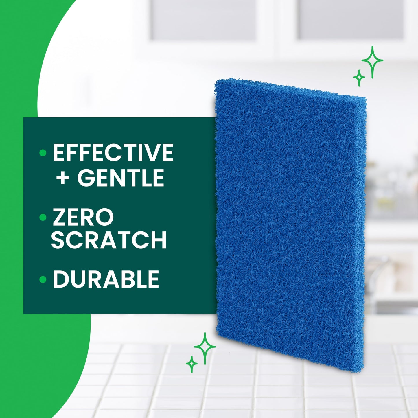 Scotch-Brite Non-Scratch Scour Pads, Scouring Pads for Kitchen and Dish Cleaning, 30 Pads