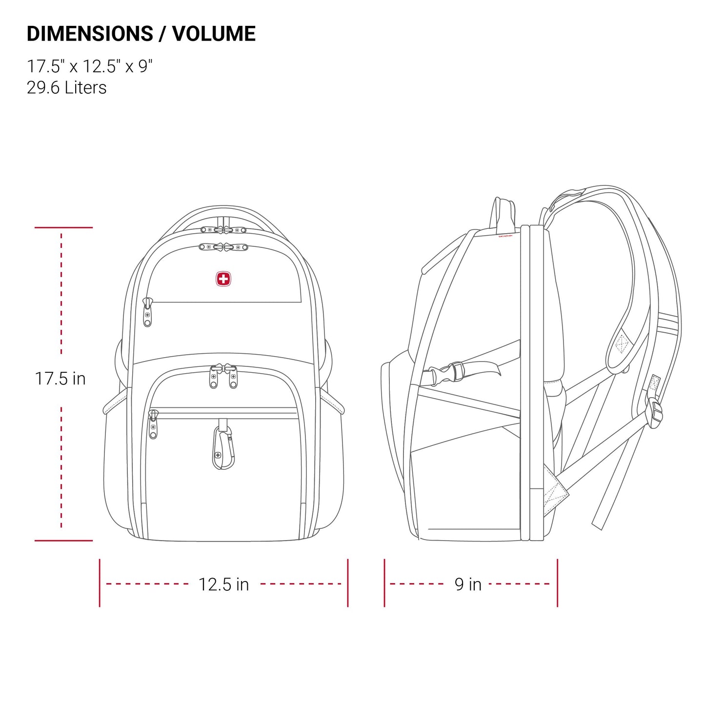 SWISSGEAR SA6752 TSA Friendly ScanSmart Laptop Backpack (Black)