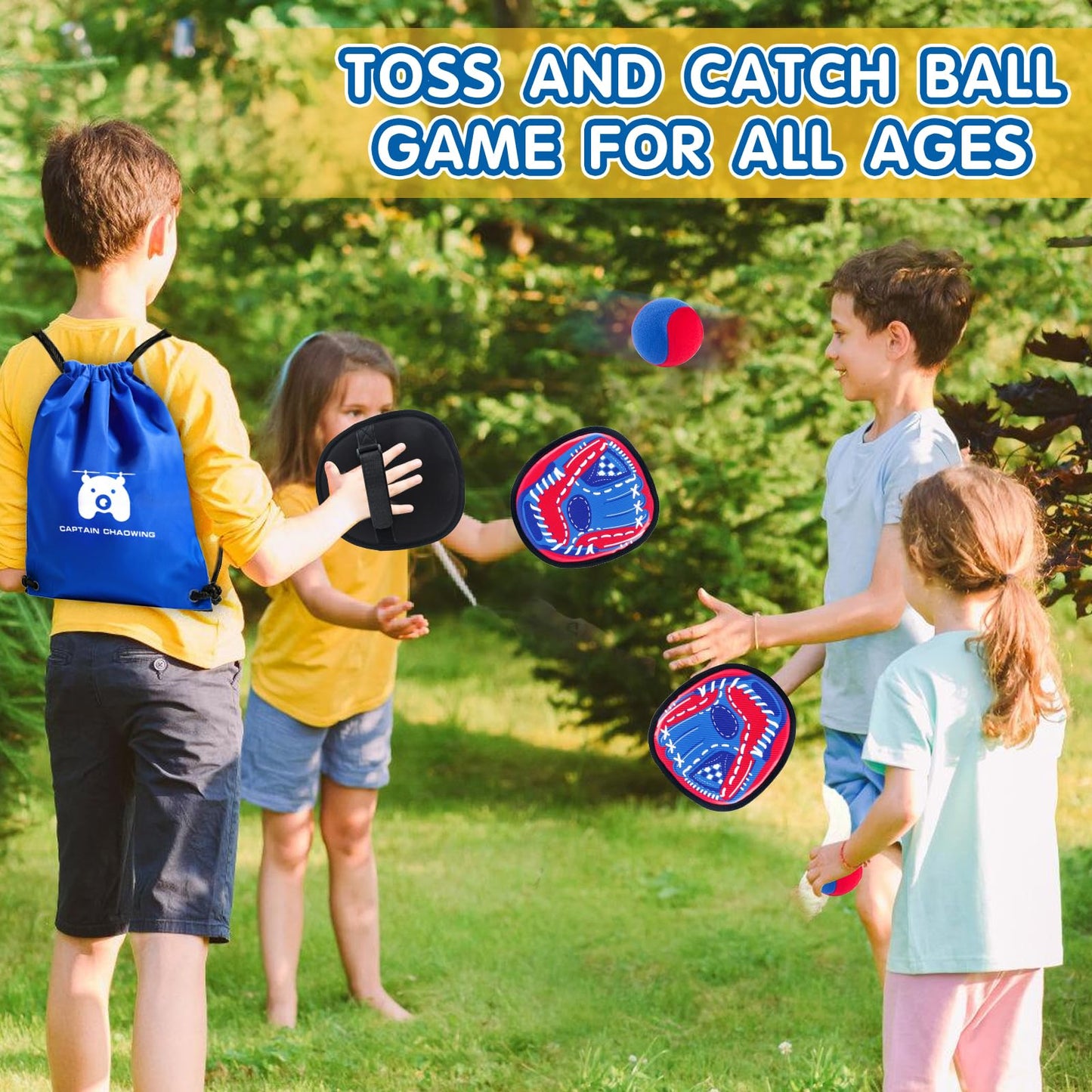CAPTAIN CHAOWING Toss and Catch Ball Set