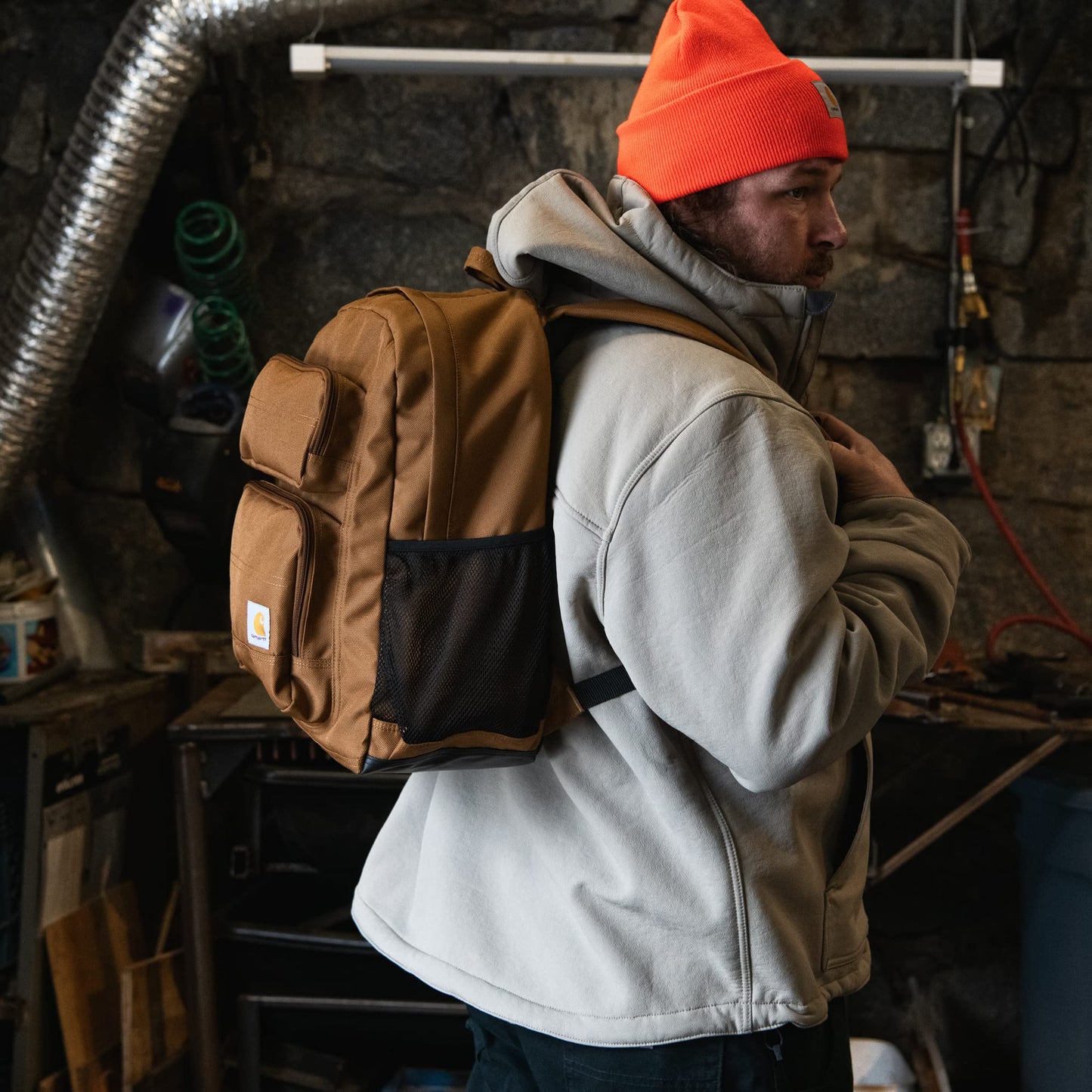 Carhartt Gear B0000273 27L Duravax-Base Single Compartment Backpack - One Size Fits All - Navy, Medium