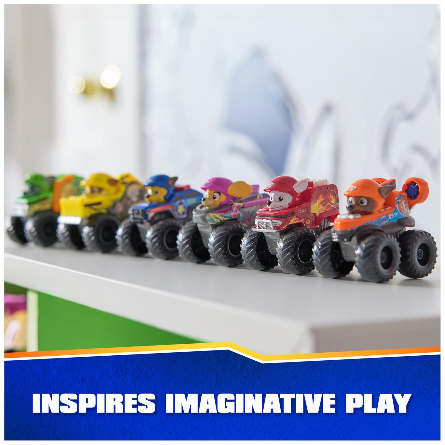 PAW Patrol: Rescue Wheels, 6-Piece Pup Squad Racers, Toy Cars Gift Set, Kids Toys for Boys & Girls Ages 3 and Up