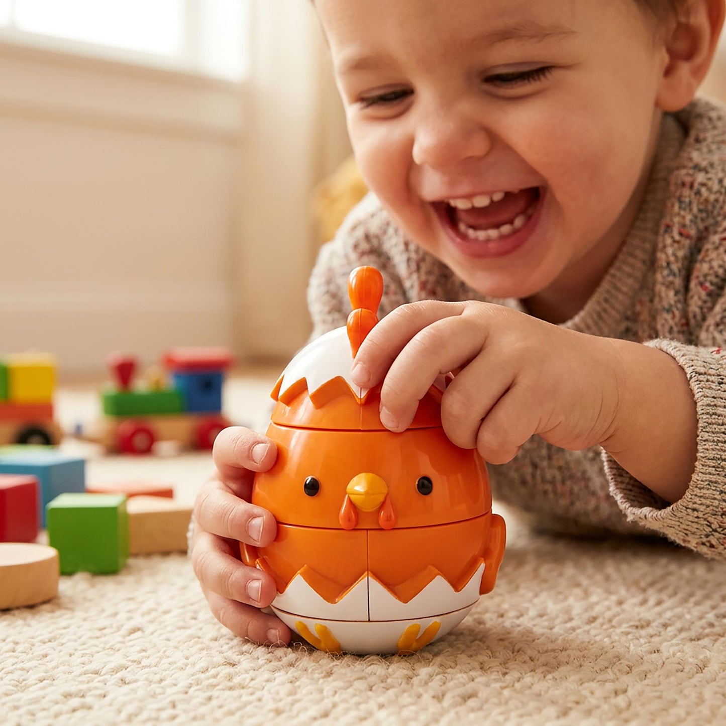 Svan Stacking and Sorting Eggs by (Mix-n-Match)