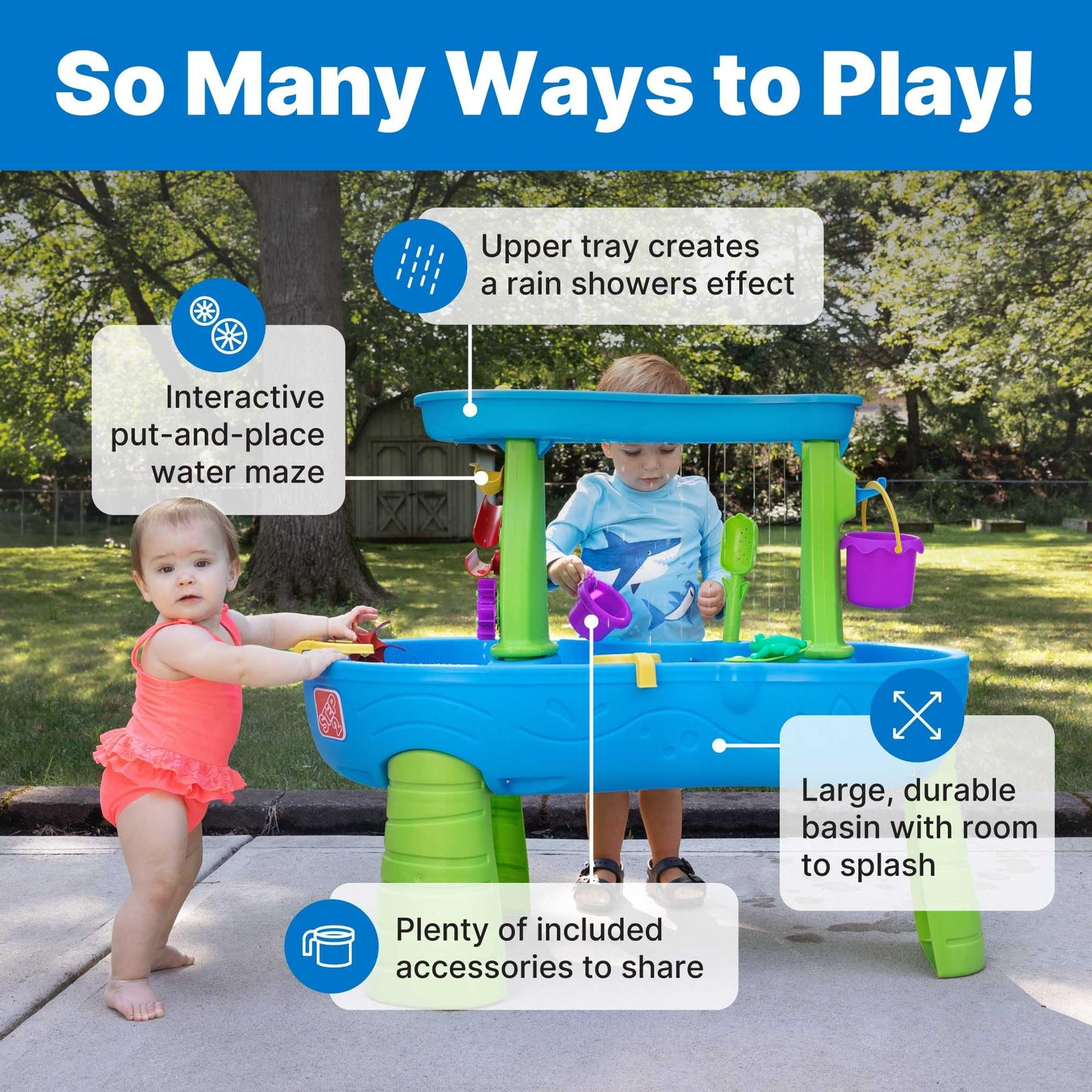 Step2 Rain Showers Splash Pond Water Table - 874600