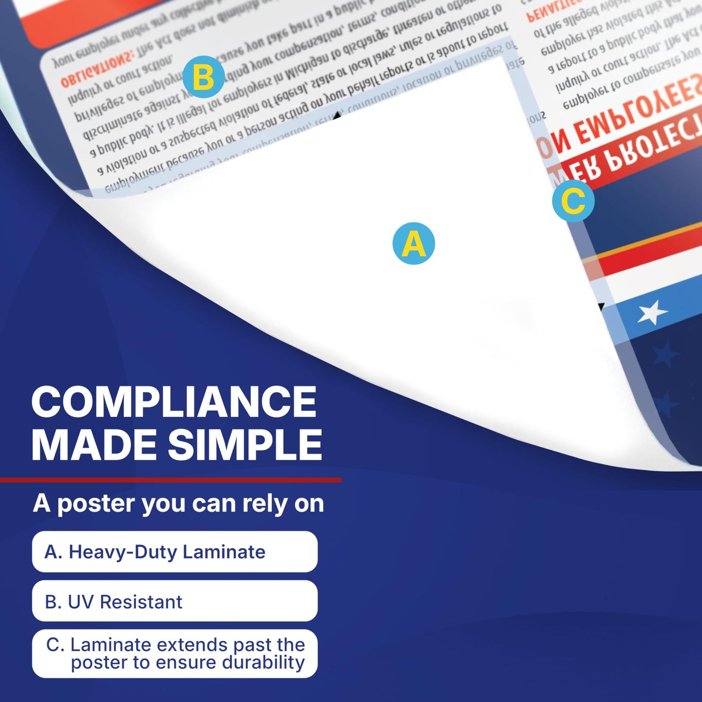 2026 California State and Federal Labor Law Poster - English Spanish Combo - OSHA Workplace Compliant - All-In-One Mandatory Regulations Required Compliance Posting for Employees - 17" x 40" Laminated (Combo)