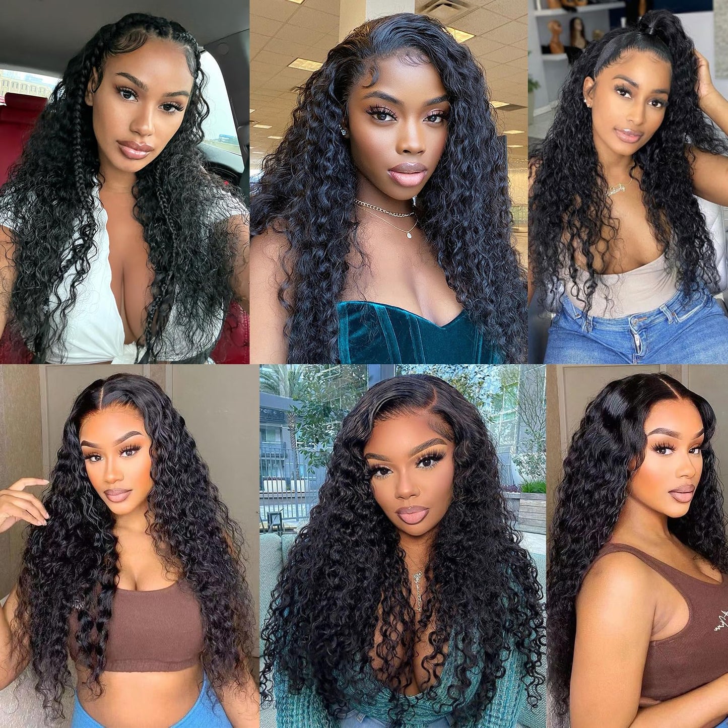 Tendersse 5x5 HD Lace Closure Wigs Human Hair Wear and Go Glueless Wigs Human Hair Pre Plucked 200% Density Water Wave Lace Front Wigs Human Hair (20 Inch)