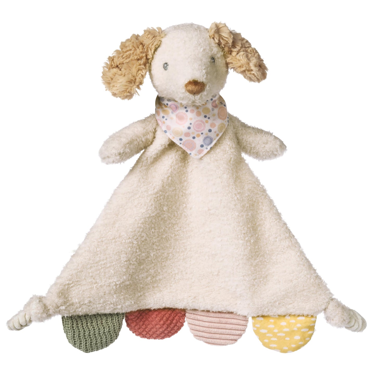 Mary Meyer Lovey Baby & Toddler Stuffed Animal Activity Blanket Plush Soft Snuggle Toy, 12-Inches, Tan Dancing Dachshund