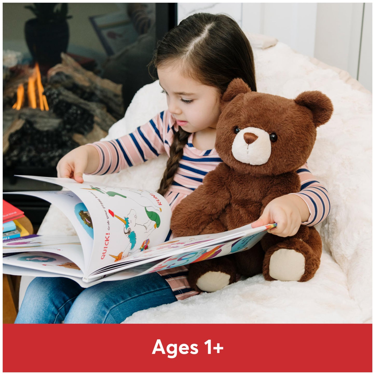 GUND Finley Teddy Bear, Premium Stuffed Animal for Ages 1 and Up, Chocolate Brown, 13”