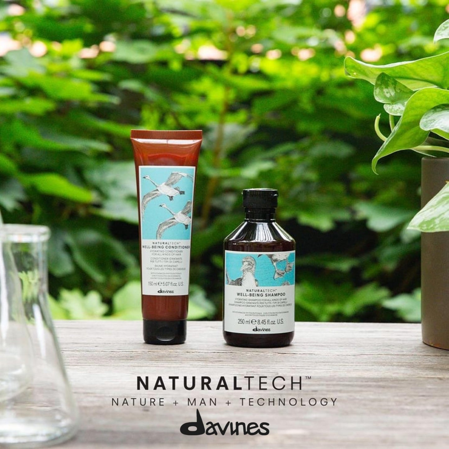 Davines Naturaltech WELLBEING Shampoo, Light And Gentle Cleansing To Moisturize, Protect and Enrich Without Changing Hair's Structure, 8.45 fl. oz.