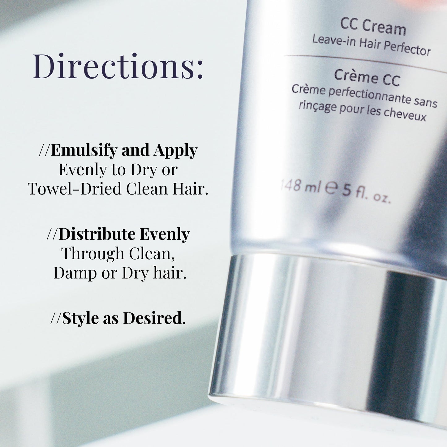 MONAT CC Cream for Hair – Multitasking Hair Treatment – Leave-In Hair Cream – Lightweight Hydrating Hair Care – Vitamin Infused Haircare – Daily Hair Moisturizer for All Types of Hair