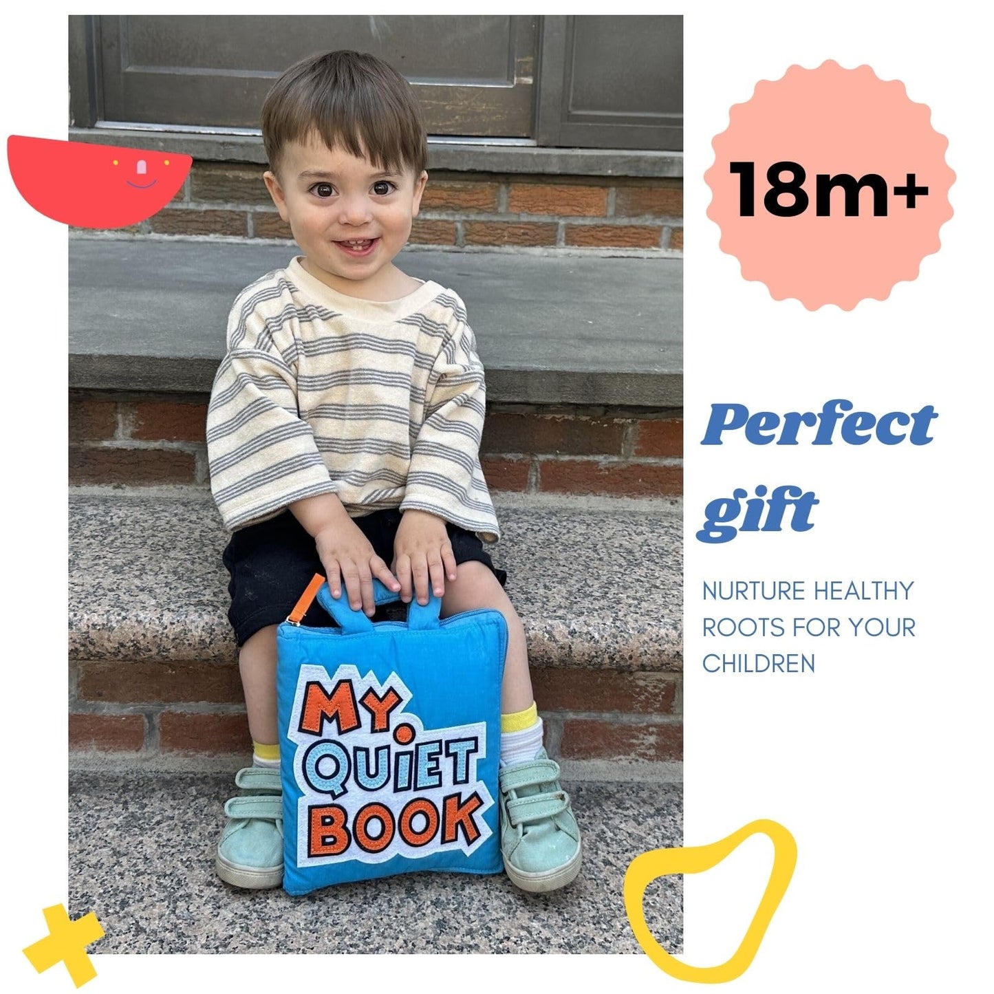 My Quiet Book Airplane Activities for Toddlers Car Plane Montessori Busy Book for Toddlers Age 1-3 All Parts Attached Gifts for Girls Age 1 2 3 4