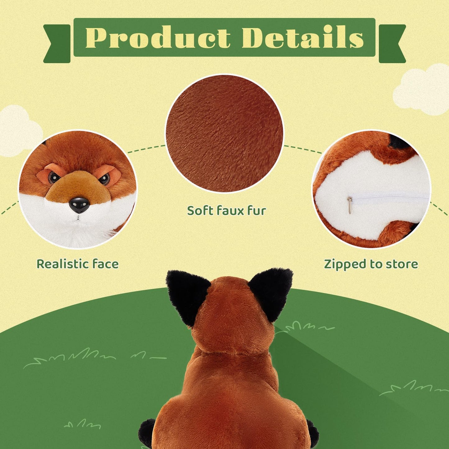 BENINY Fox Stuffed Animals