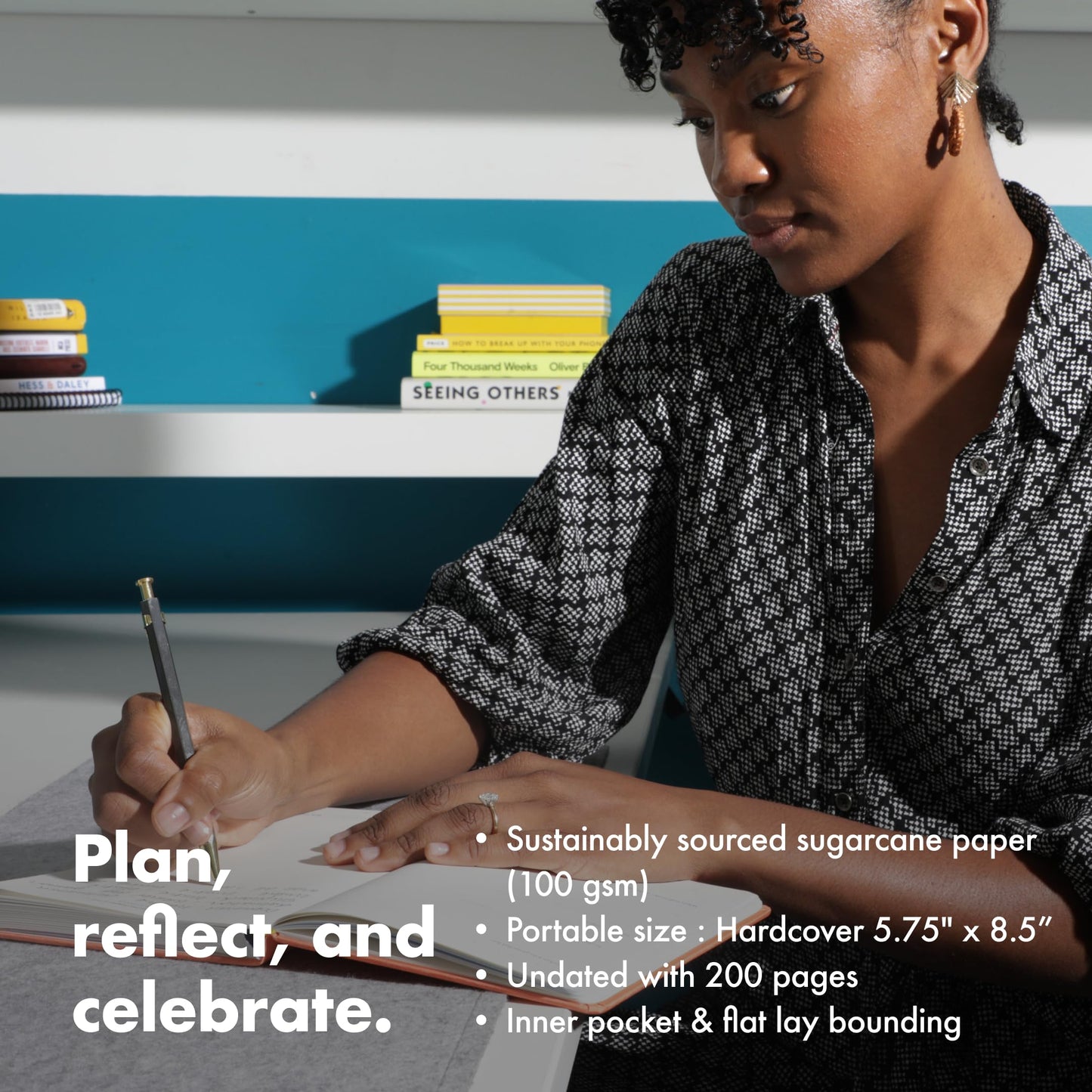 BestSelf Self Journal 13-Week Productivity Journal with Prompts, Undated Planner and Guided Journal for Women and Men, Black