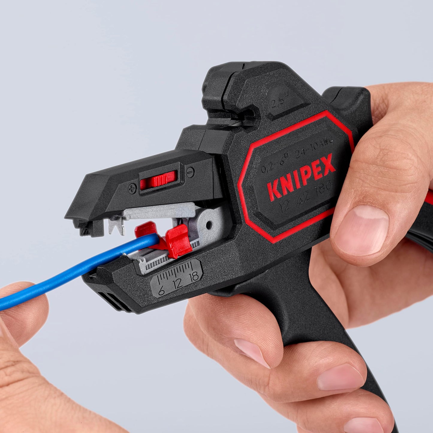 KNIPEX Automatic Wire Stripper 10-24 AWG, 7.25