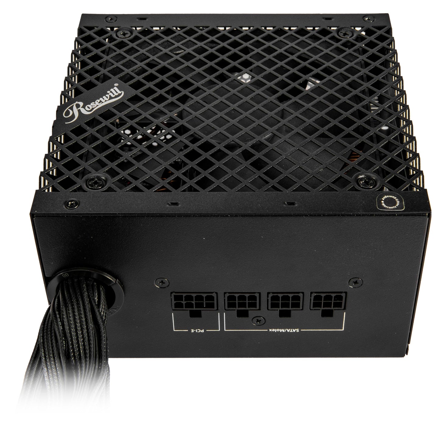 Rosewill VSB 650W 80+ Bronze, ATX 3.0 & 3.1 Compatible, Semi-Modular Power Supply, PCIe 5.1 12V-2x6 Connector, 105°C/221°F Japanese Capacitor, 120mm ICB Silent Fan - 5 Year Warranty