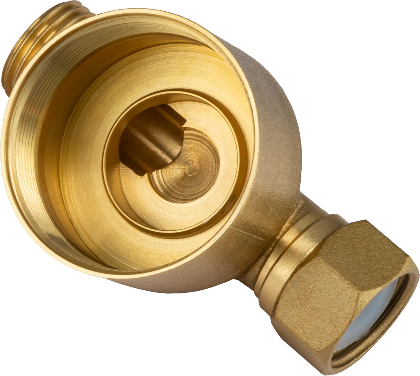 FA20 Brass Sediment Filter, Reusable Washer Water Filters, Traps Sand, Rust, 40 Micron Inline Water Filters for Washing Machines, Shower, Well