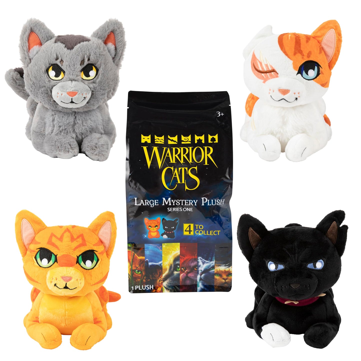Warrior Cats Large 11" Mystery Plush - Series 1 - Randomly Selected Plush