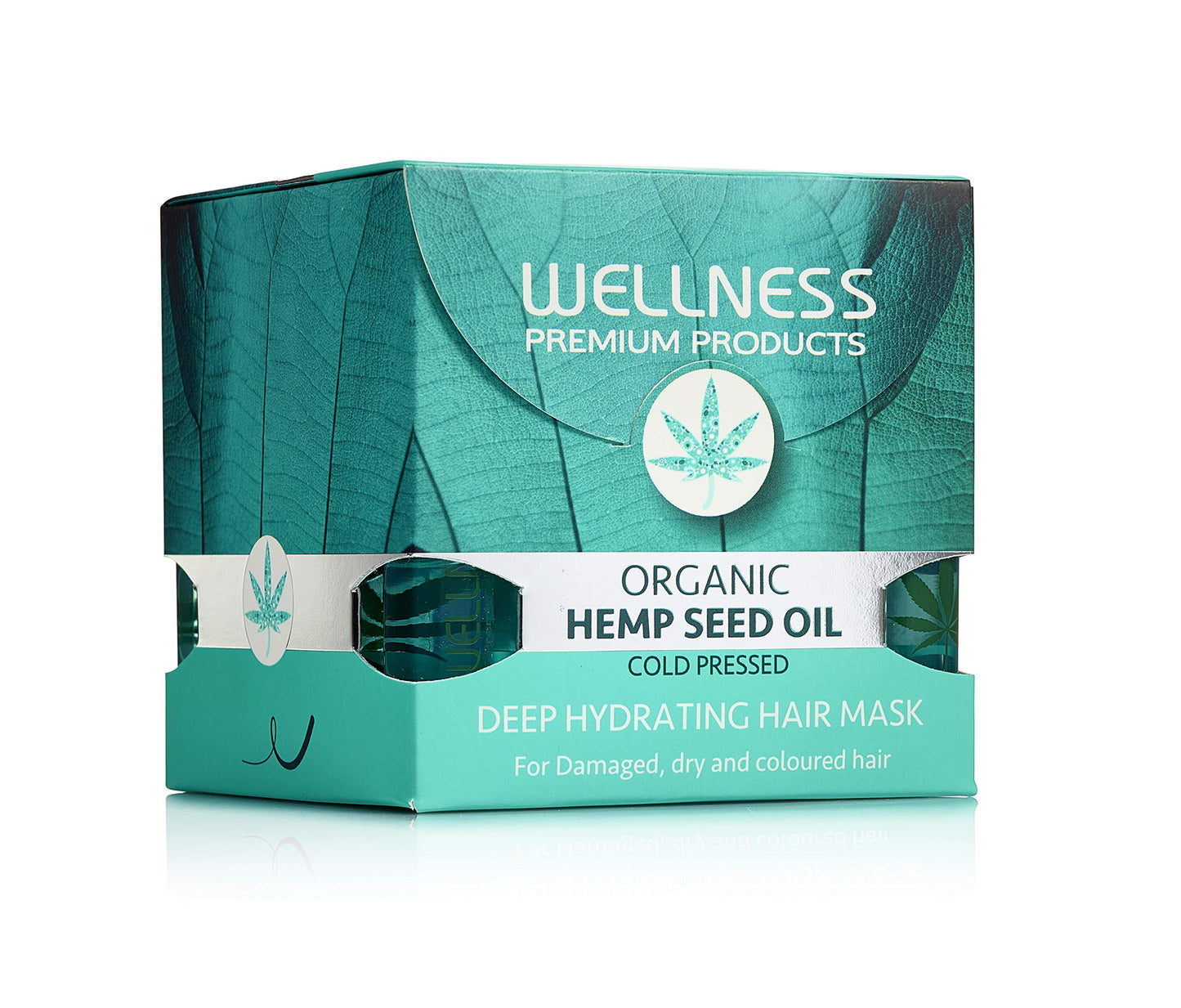 Wellness Premium Products Organic Hemp Seed Oil - Deep Hydrating Mask & Ampoule Treatment (500ml)