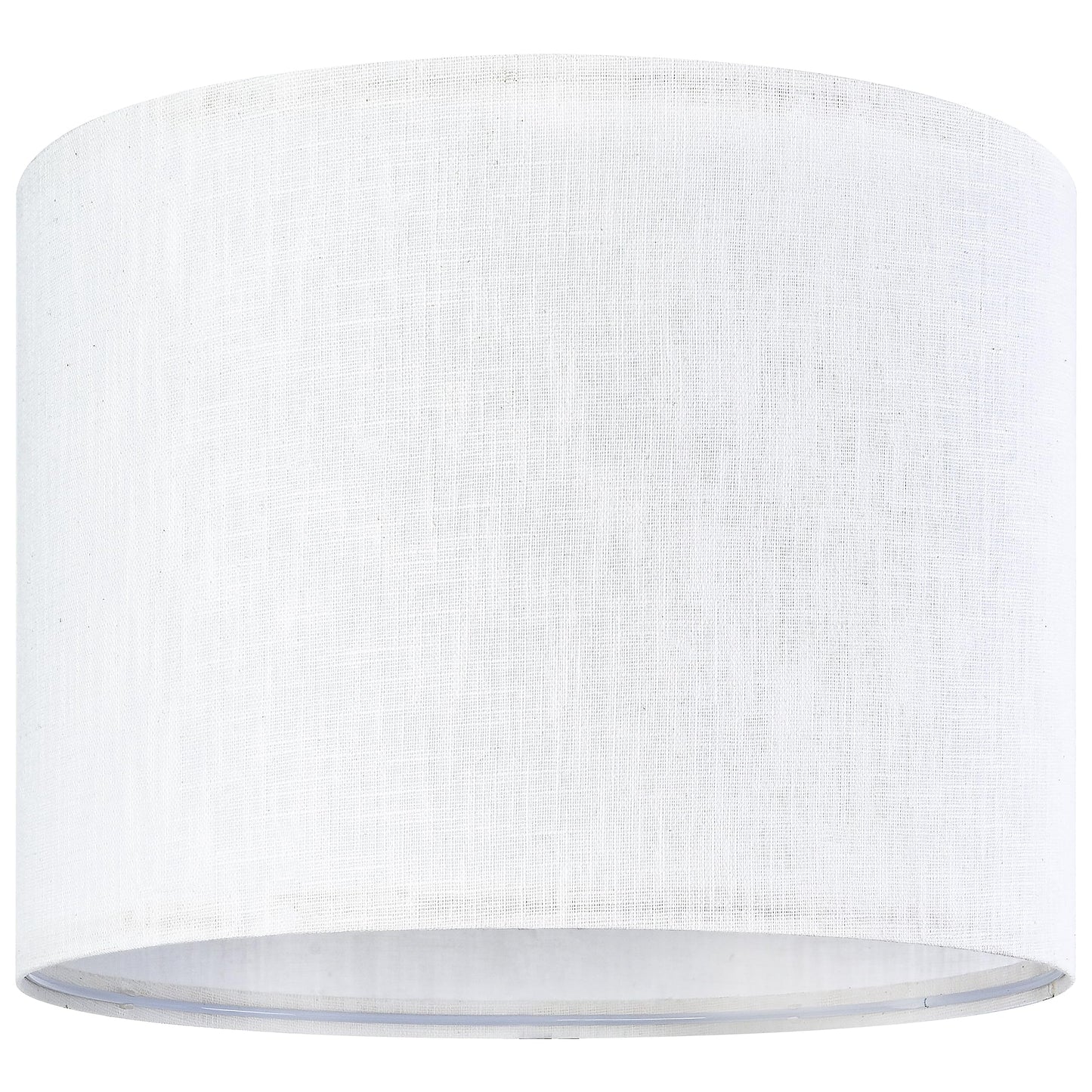 White Linen Lampshades Set of 2 Large, Drum Lamp Shade 16" Top x 16" Bottom x 10" High (Spider) Modern Lamp Shades for Table Lamps & Floor Lamp - Lampshades Replacement,Required Assembly -By GO&SO