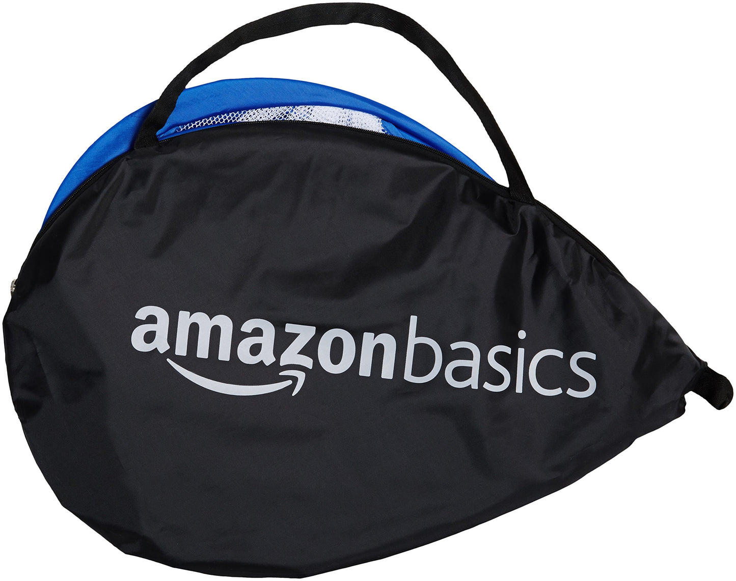 Amazon Basics Portable Pop Up Soccer Goal Set, 2.5 Feet, Blue
