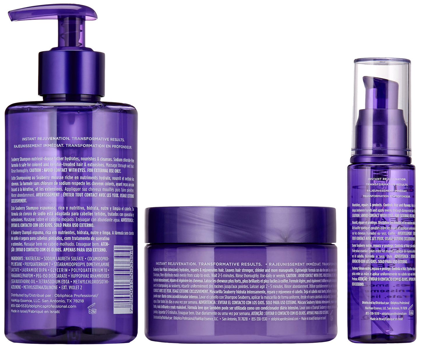Obliphica Expect Perfection Sleek & Smooth Seaberry Collection - Unleash the Power of Effortlessly Sleek and Smooth Hair, Radiating with Health, Elegance, and Unmatched Brilliance.