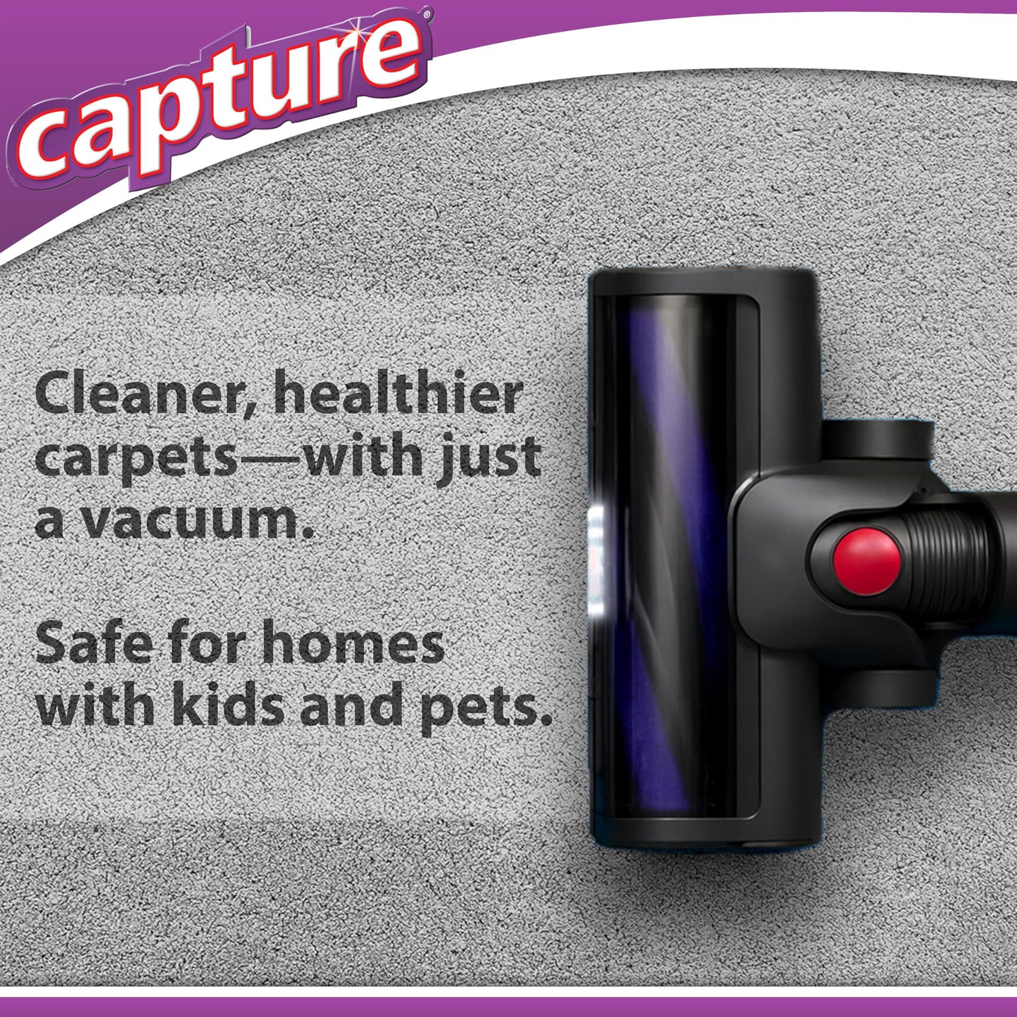 Capture Carpet Total Care Kit 400 - Home Couch and Upholstery, Car Rug, Dogs & Cats Pet Carpet Cleaner Solution - Strength Odor Eliminator, Stains Spot Remover, Non Liquid & No Harsh Chemical