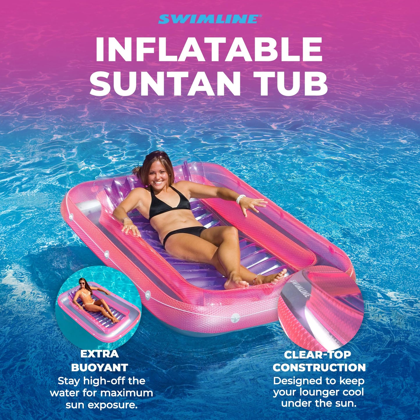 Solstice by International Leisure Products 71-Inch Suntan Tub