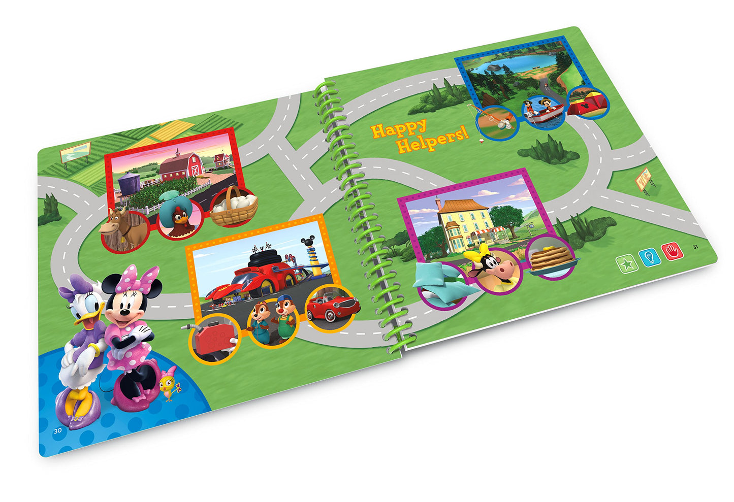 LeapFrog LeapStart 3D Mickey and The Roadster Racers Book