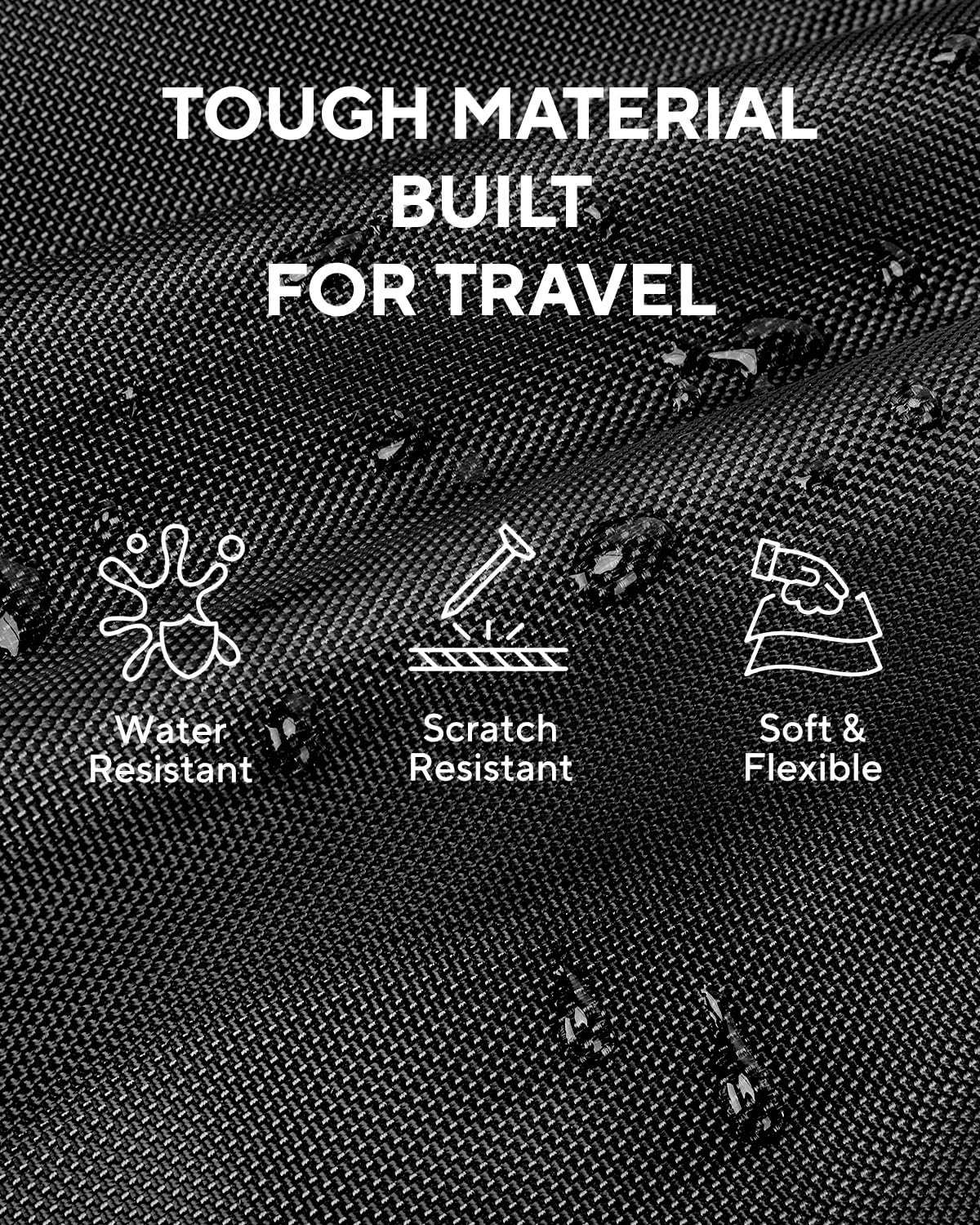 Dinictis Vacuum Seal Backpack 60L with Pump, Expandable Backpack with Vacuum Compression fits 17 inch Laptop, Water Resistant Carry On Suitcase Luggage suit for Short Trip and Business-Black