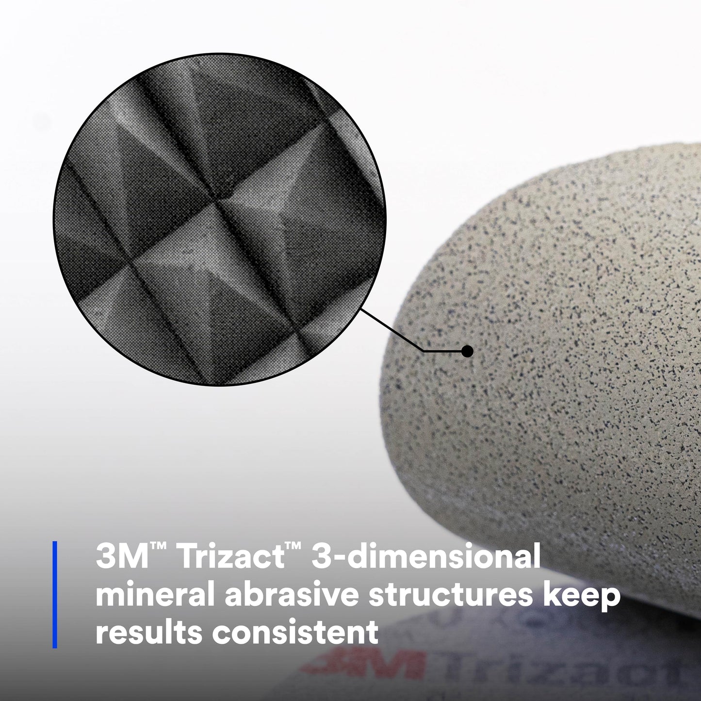 3M Trizact Hookit Foam Disc, 02085, 6 in, P3000, 15 discs per carton,Blue751