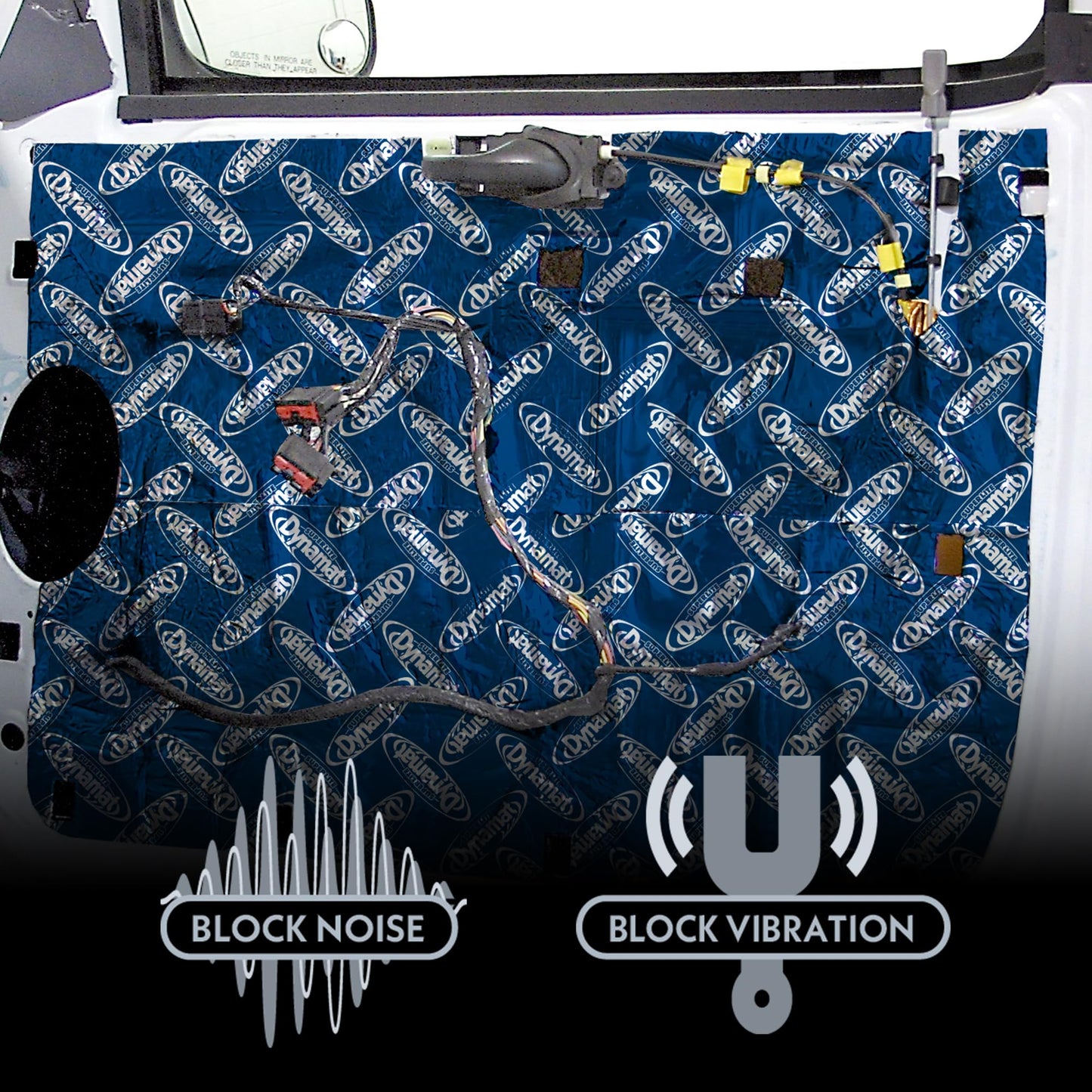 Dynamat 10612 18" x 32" Self-Adhesive Sound Deadener with Superlite Tri-Pack, (Set of 3),Blue – Made in USA