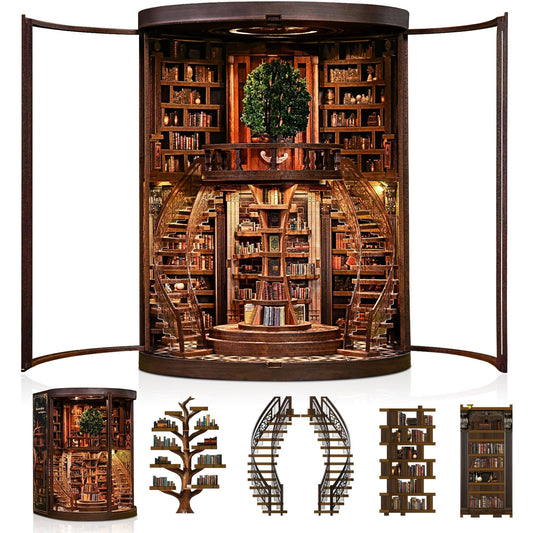 CRIOLPO Dollhouses Book Nook Kit