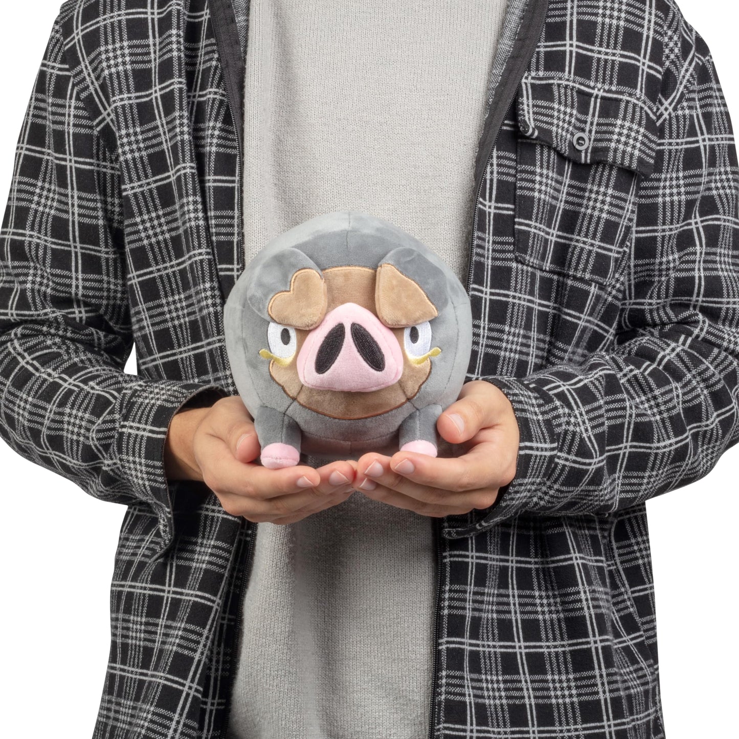 Pokemon 8" Lechonk Plush - Officially Licensed - Scarlet and Violet Figure - Authentic Quality Soft Stuffed Animal Toy - Great Gift for Kids, Boys, Girls - 2+