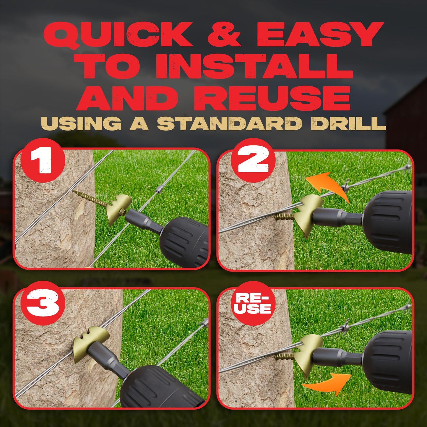 Cat’s Claw Fasteners 2 inch for Softwoods 170 Pieces Replaces The Common Fencing Staple Installs Fast with a Power Drill 4X Stronger Than Fence Staples The Original Patented USA Montana Brand