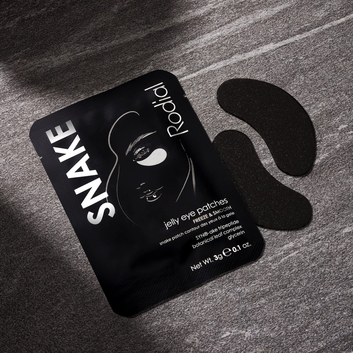 Rodial Snake Jelly Eye Patches (Box of 4 Sachets), Rejuvenate and Firm, Anti-Puffiness Formula for Under Eyes, Syn-ake Tripeptide for Firming and Smoothing Effect, Improving Skin Elasticity