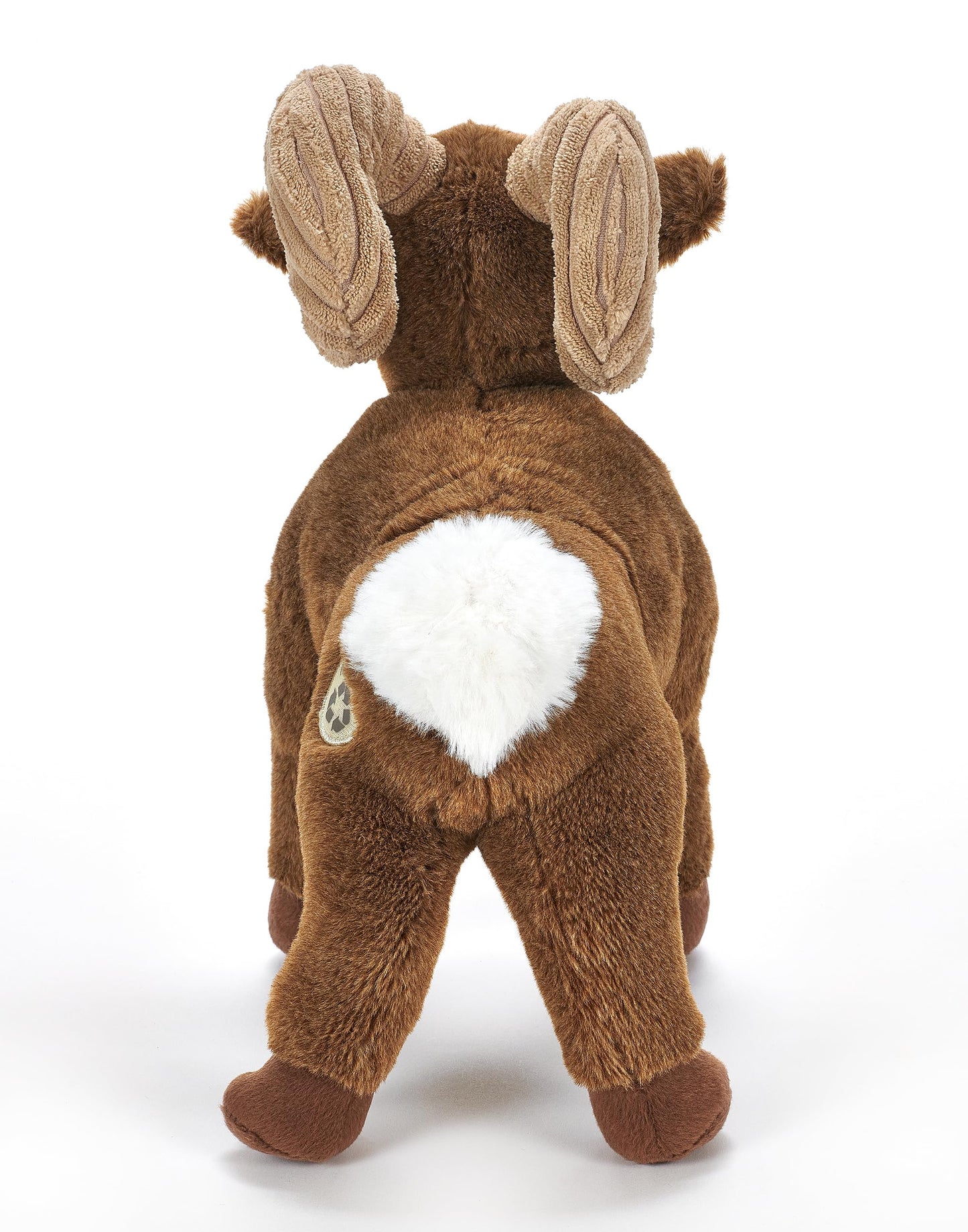 The Petting Zoo Big Horn Sheep Stuffed Animal Plushie, Gifts for Kids, Wild Onez Zoo Animals, Sheep Plush Toy, 12 inches