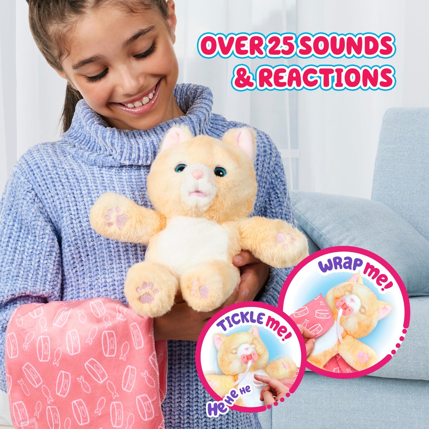 Little Live Pets Cozy Dozys S5 Single Pk Ginger The Kitty
