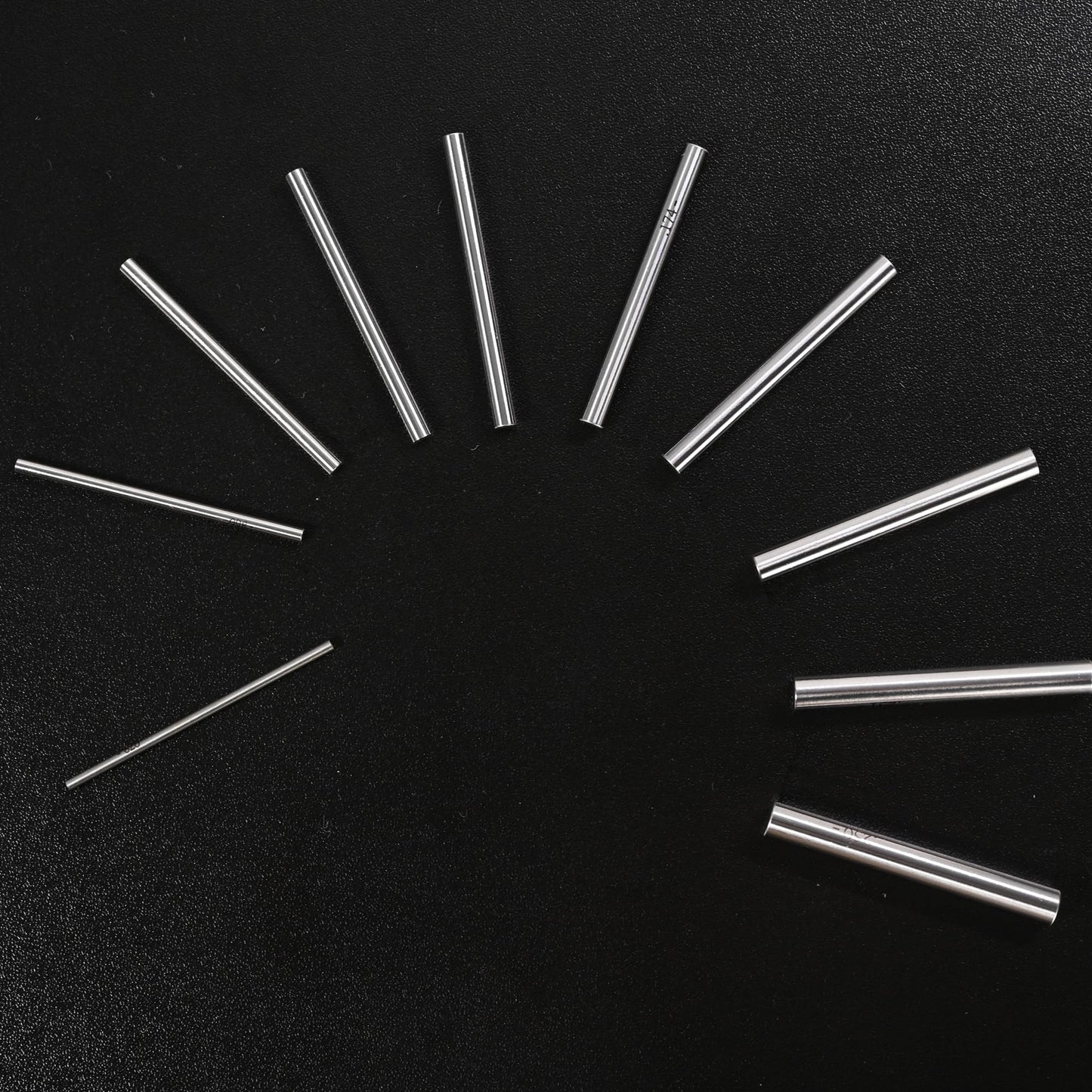 Pin Gauges, Pin Gage Set, M1(0.061”-0.250”)190pcs, Minus, Class ZZ, with Storage Case