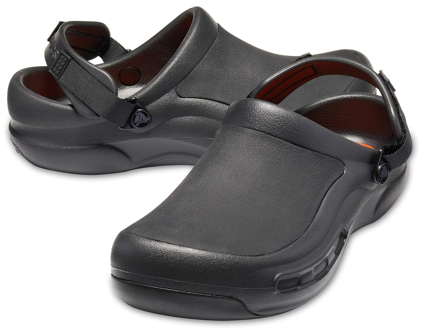 Crocs Unisex-Adult Bistro Pro LiteRide Clog, Slip Resistant Work Shoes, Black, 5 Men/7 Women