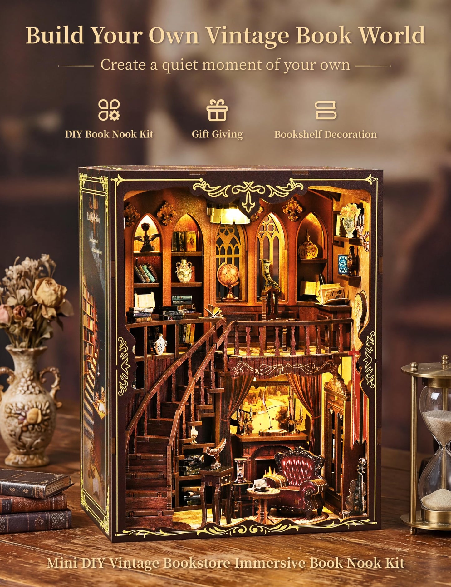 BESSERITE Book Nook Kit
