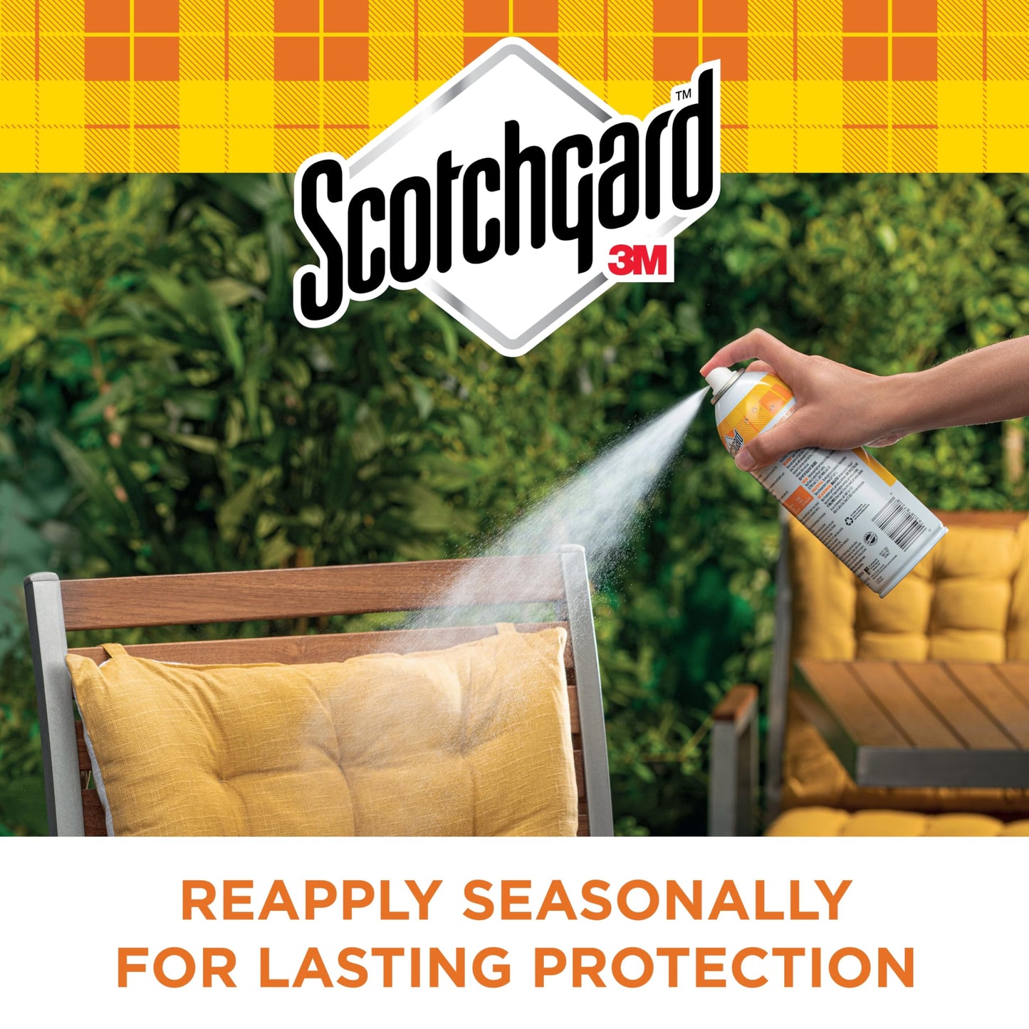 Scotchgard Water & Sun Shield Outdoor Fabric Protector Spray, UV Protection and Water Protection for Patio Furniture, Upholstery & More – 10.5 oz Aerosol (3 Cans)