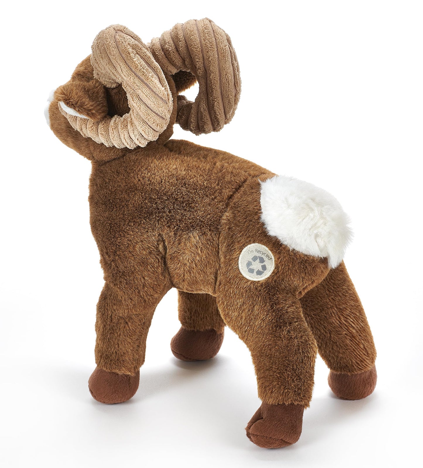 The Petting Zoo Big Horn Sheep Stuffed Animal Plushie, Gifts for Kids, Wild Onez Zoo Animals, Sheep Plush Toy, 12 inches