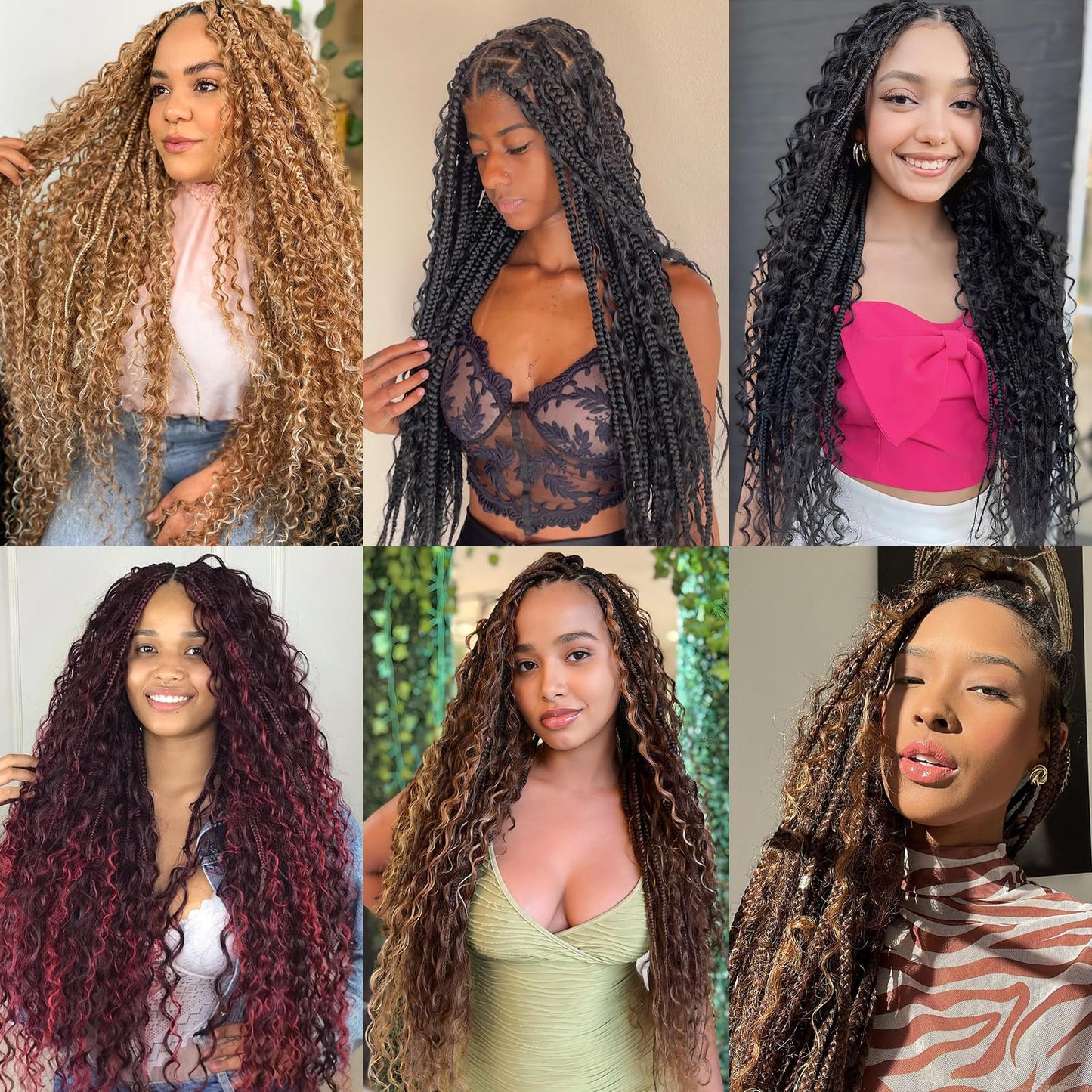 Human Braiding Hair Deep Wave Bulk Human Hair for Braiding No Weft (1 Pack-2 Bundles-100g) Human Braiding Hair for Boho Braids (4/30#, 20INCH)