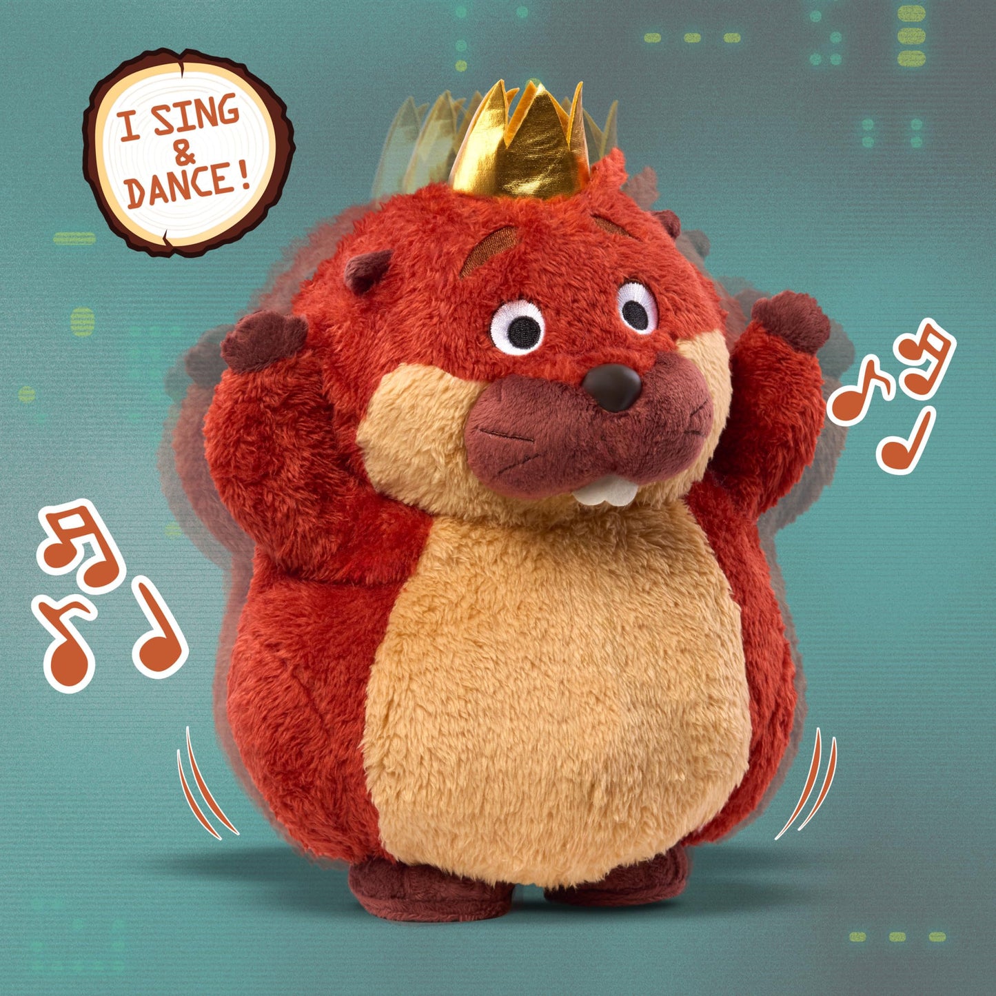 Hoppers Workin' Out King George Feat Plush, Kids Toys for Ages 3 Up, Gifts and Presents