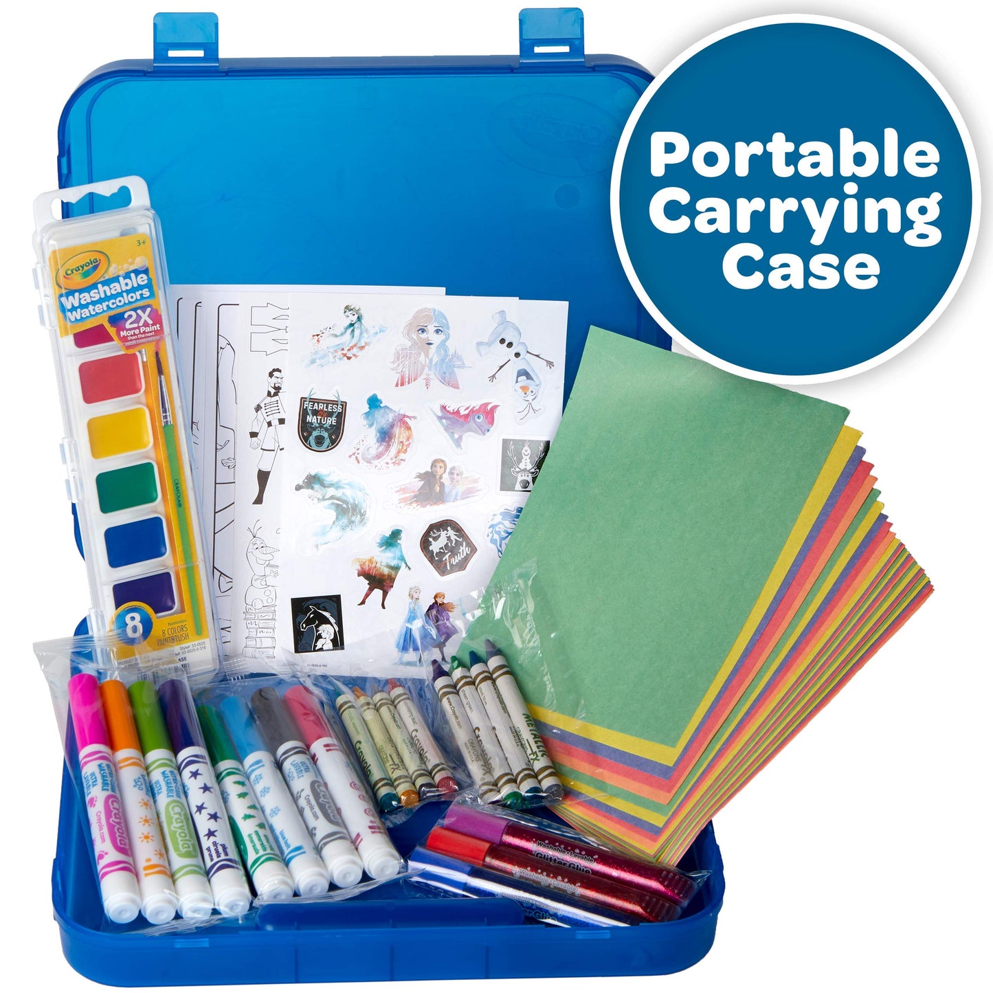 Crayola Frozen 2 Art Set, Arts & Crafts, Gift for Kids, Ages 5, 6, 7, 8