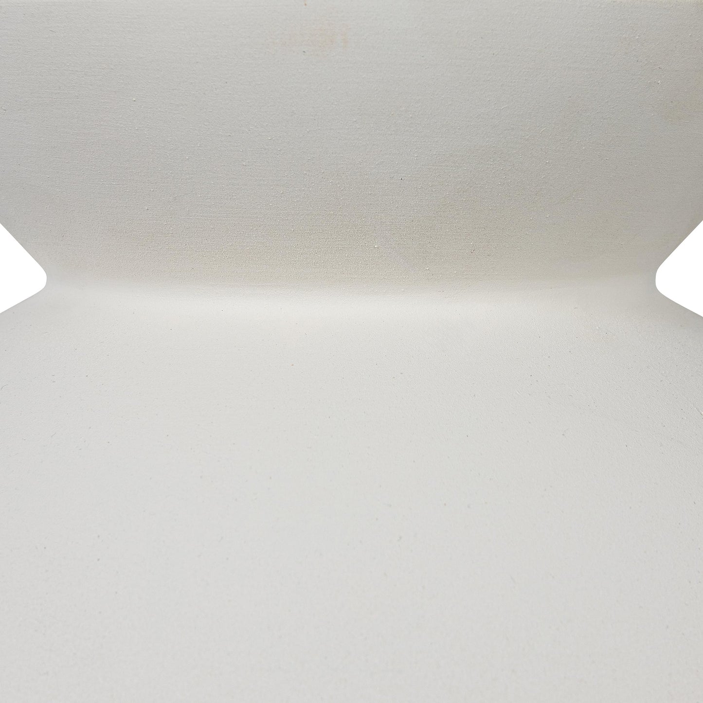 Robert Stevenson Lighting Sienna - Boho Ceramic Ceiling Light with White Fabric Cord, Matte White