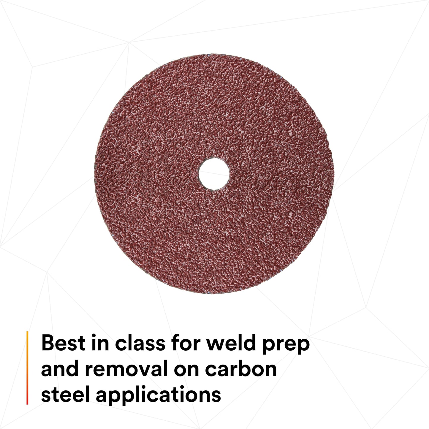 3M Cubitron II Fibre Disc 982C, Pack of 25, 4-1/2 in, TN Quick Change, 36+ Grit Precision-Shaped Grain Abrasive Discs, for Heavy Grinding, Deburring, Beveling, Finishing, and Weld Removal