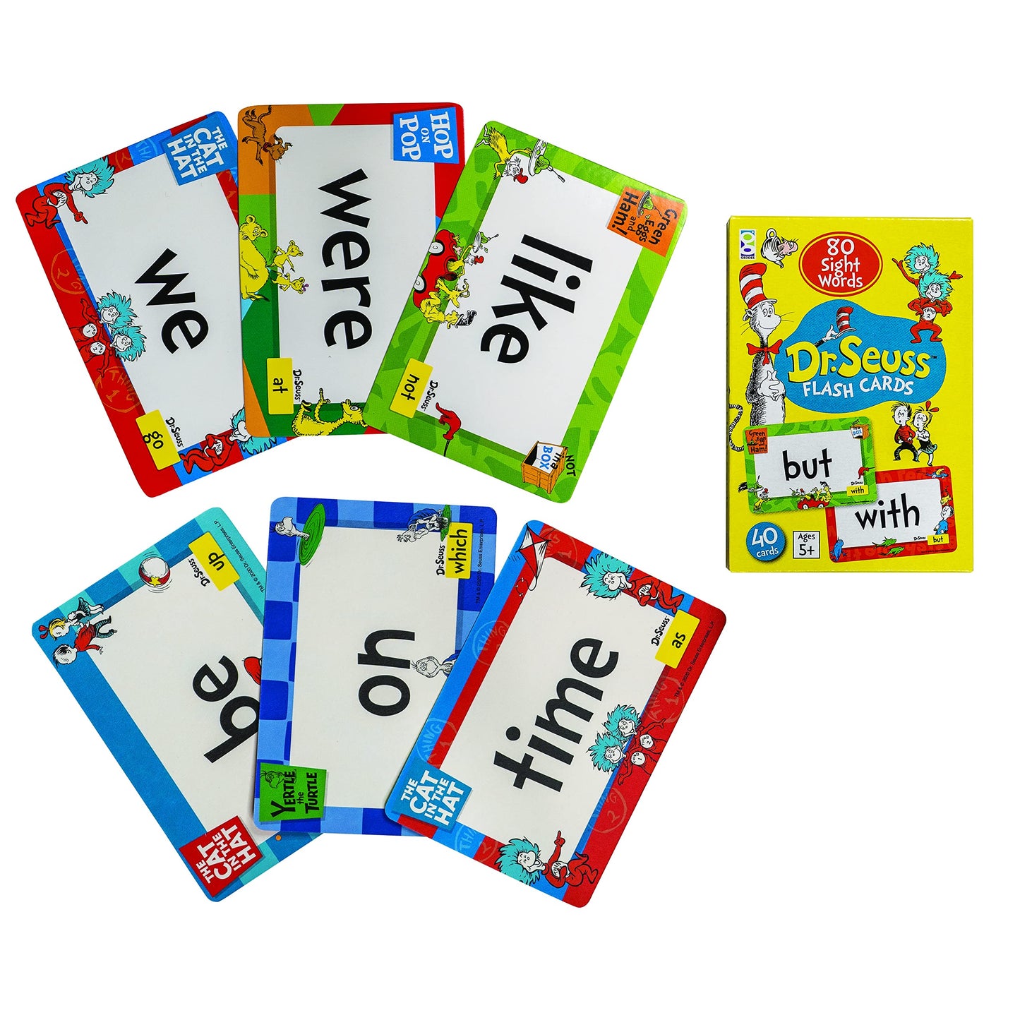 Raymond Geddes Dr. Seuss Flashcards Box of 12 Packs
