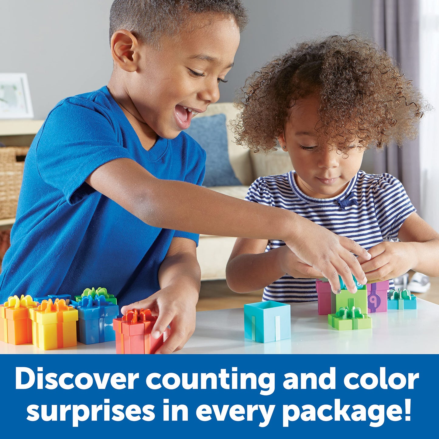 Learning Resources LER6803 Counting Surprise Party, Fine Motor, Counting & Sorting Toy, Ages 3+