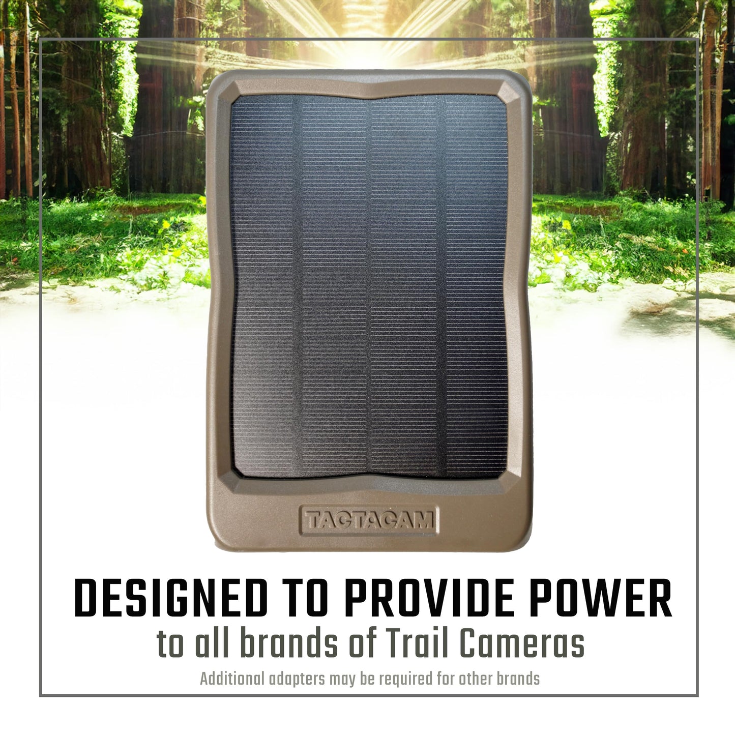 TACTACAM Reveal Solar Panel for Cellular Trail Cameras X 2.0, X, Gen 1, SK, XB (Solar Panel)